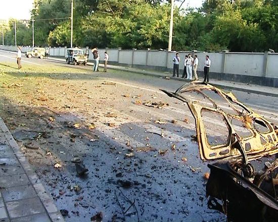 Two explosions rock Dagestan