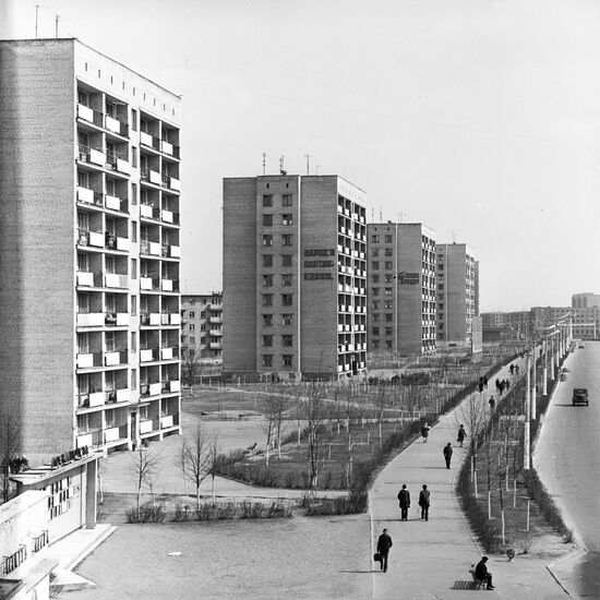 Molodyozhnaya Street in Novopolotsk