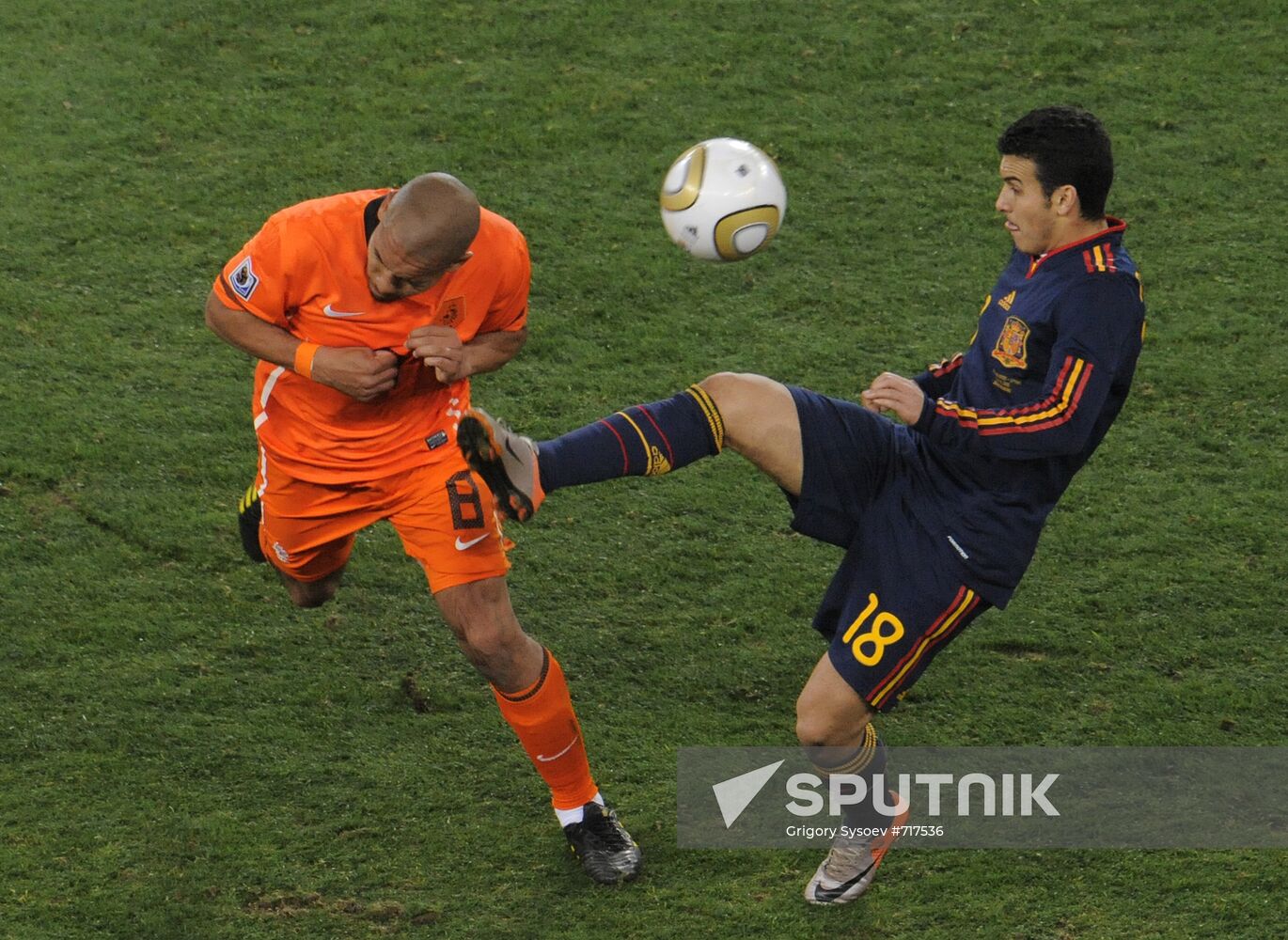 Football. World Cup 2010. The Netherlands vs. Spain