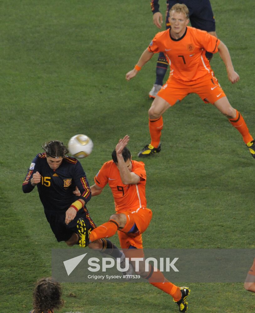 Football. World Cup 2010. The Netherlands vs. Spain