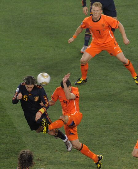 Football. World Cup 2010. The Netherlands vs. Spain