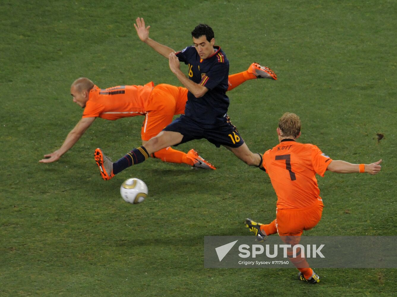 Football. World Cup 2010. The Netherlands vs. Spain