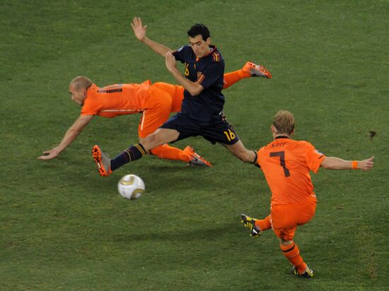 Football. World Cup 2010. The Netherlands vs. Spain