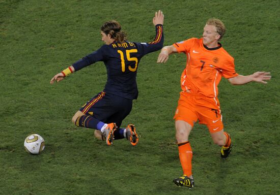 Football. World Cup 2010. The Netherlands vs. Spain