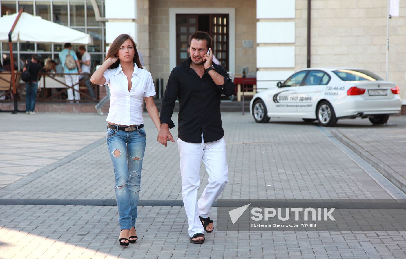 Dmitry Nosov and his friend