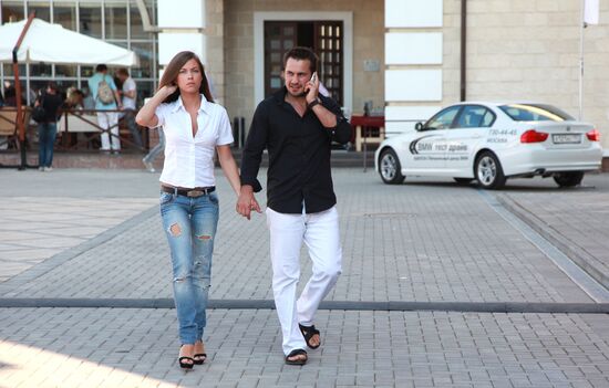 Dmitry Nosov and his friend