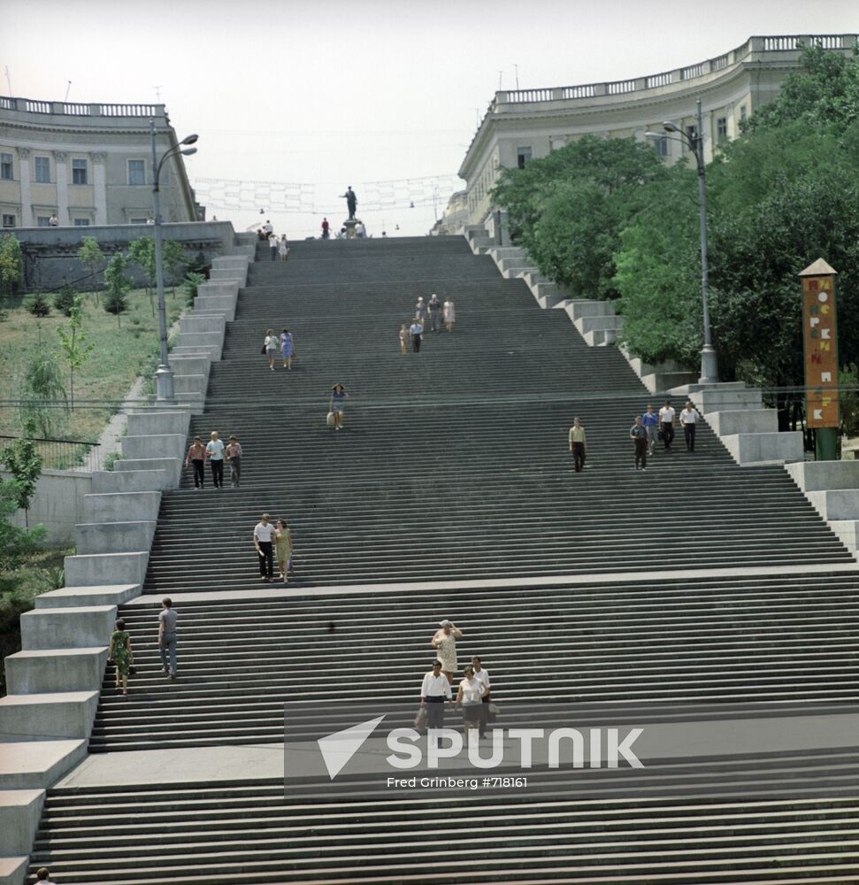 Potemkin Stairs in Odessa