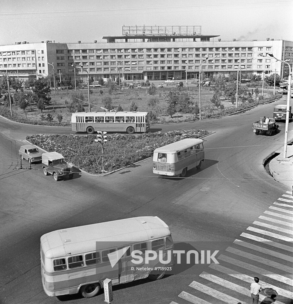 Aini Square in Dushanbe