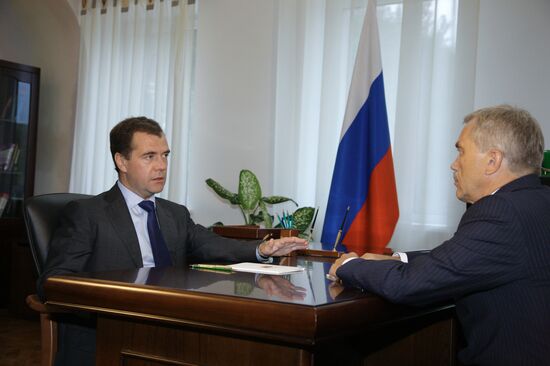 Dmitry Medvedev visits Belgorod Region