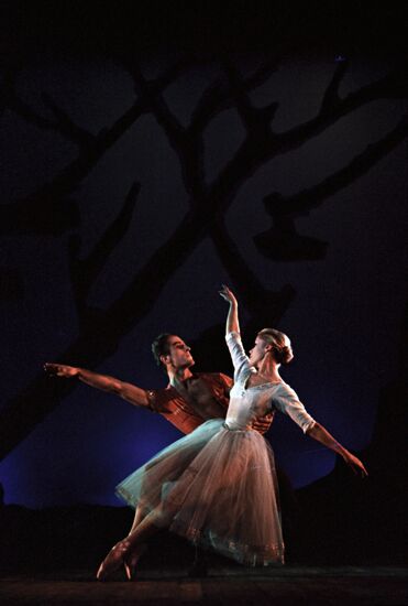 Scene from ballet "The Novice"