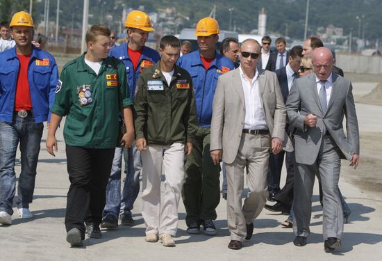 Working visit of Vladimir Putin to Sochi