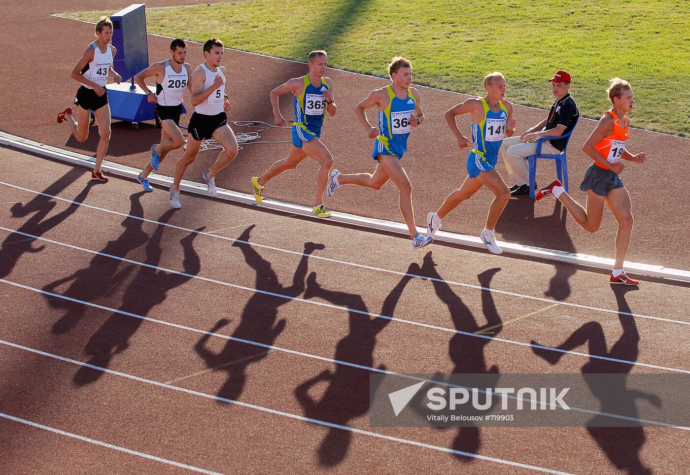 5,000-meter race among men