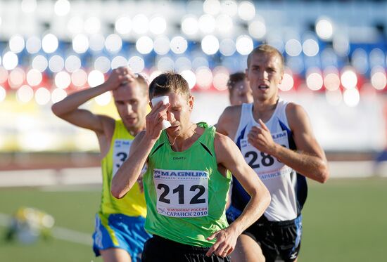 5,000-meter race among men