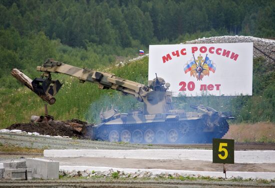 Obstacle clearing vehicle IMR-2