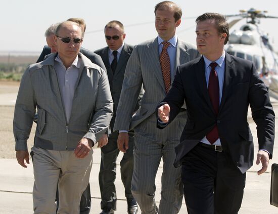 Vladimir Putin visits Volgograd