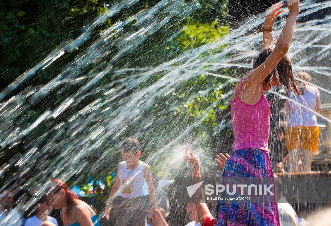 Scorching heat in Moscow