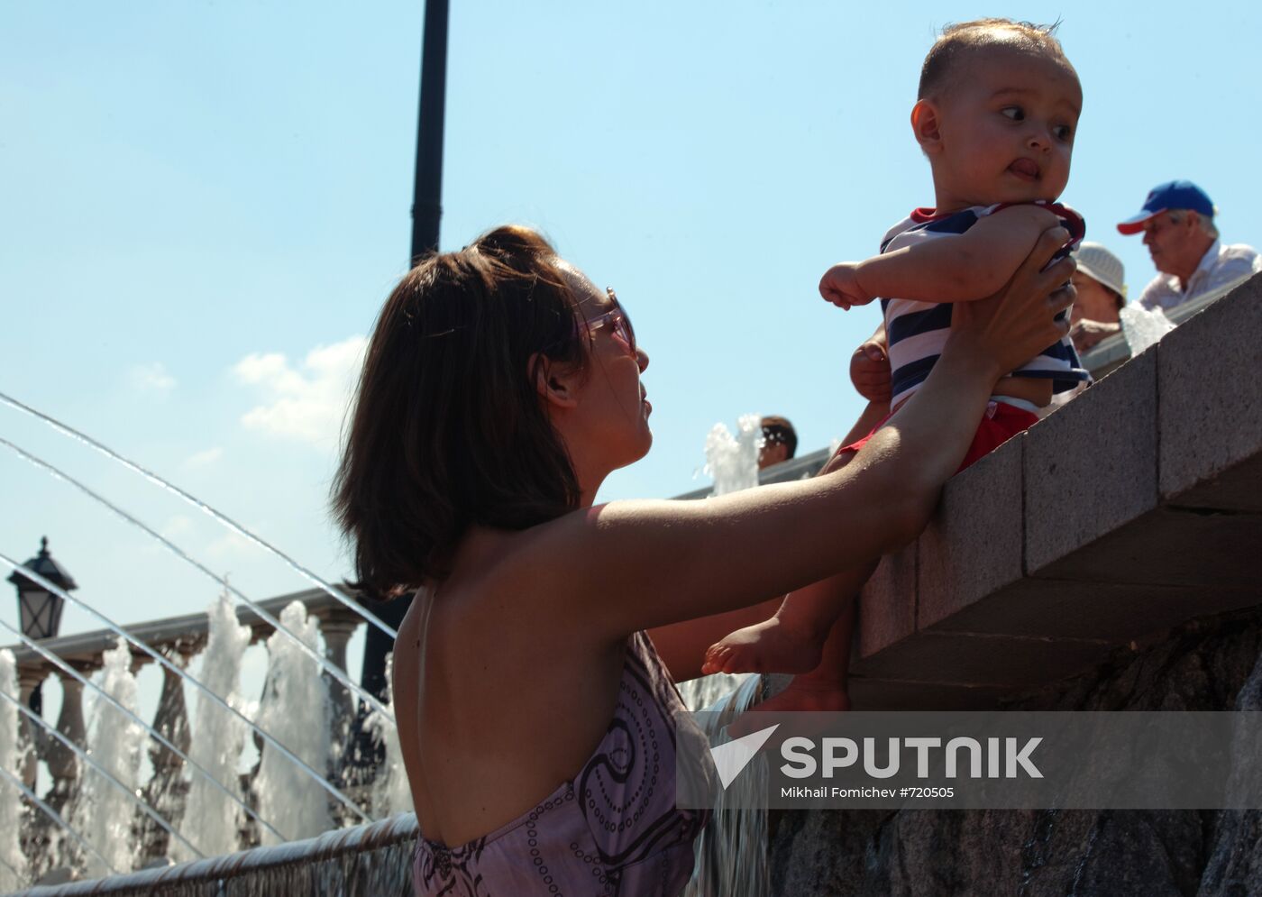 Scorching heat in Moscow