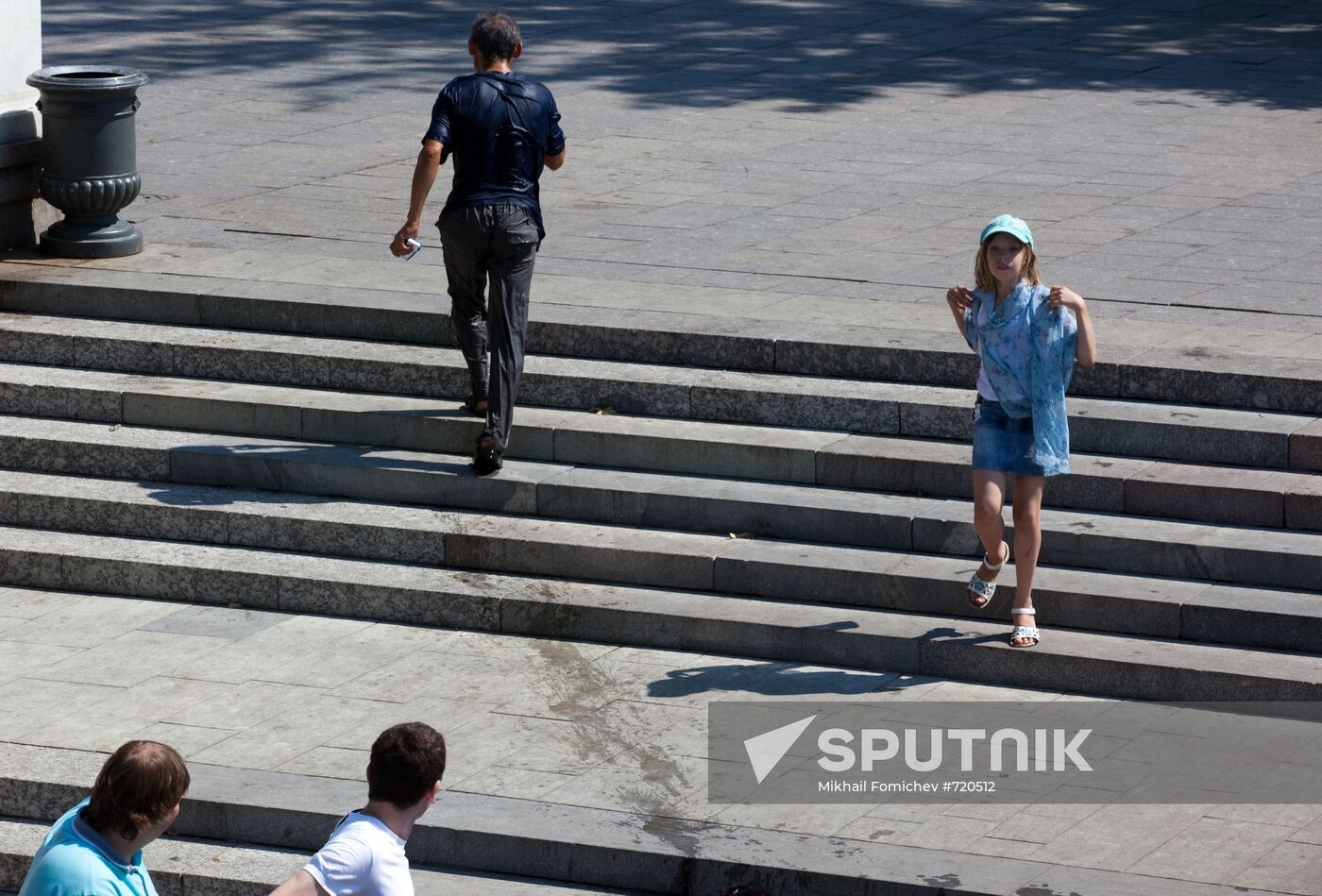 Scorching heat in Moscow