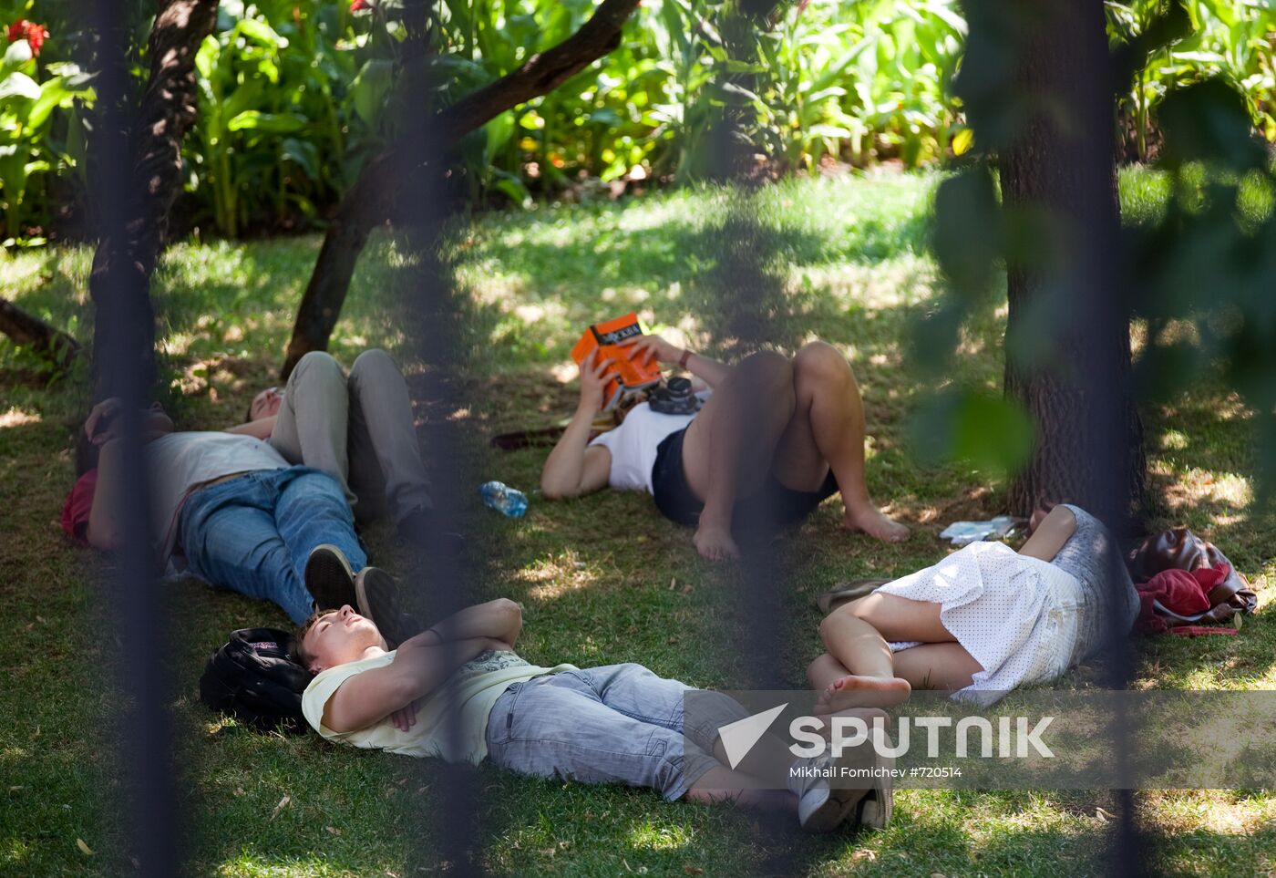 Scorching heat in Moscow