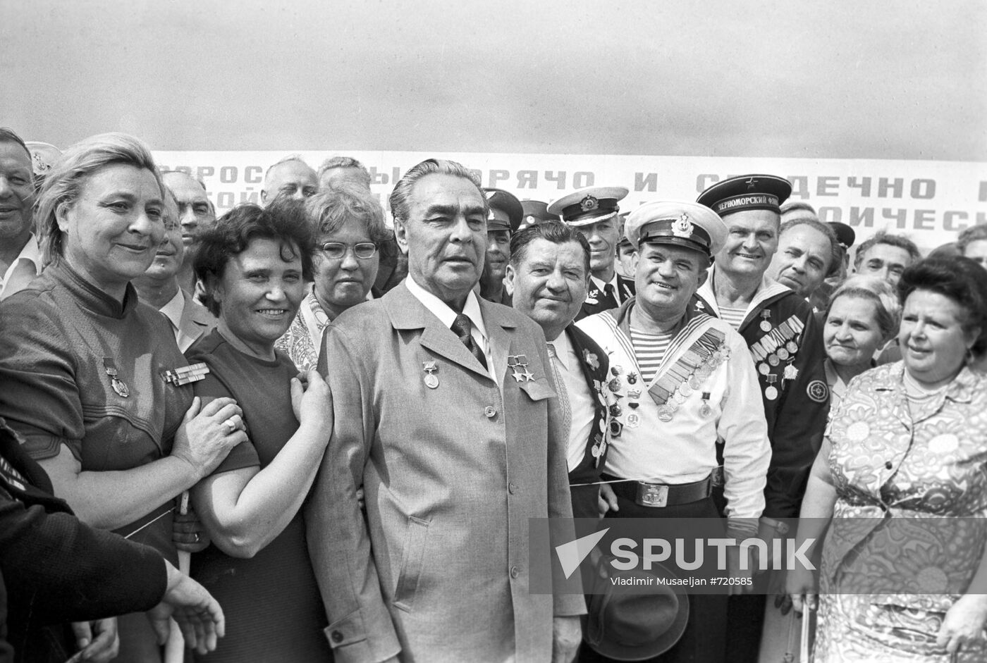 Leonid Brezhnev in Novorosiisk