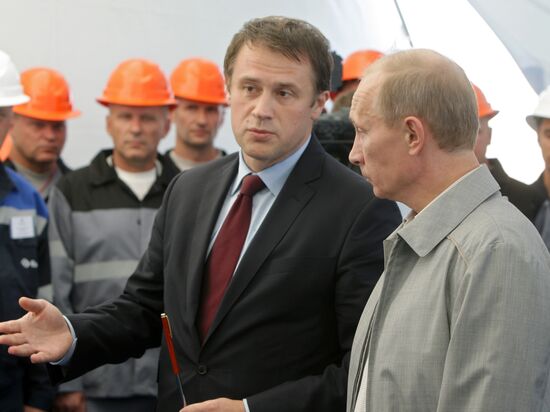 Vladimir Putin visits Gremyachinskoye potash salt deposit