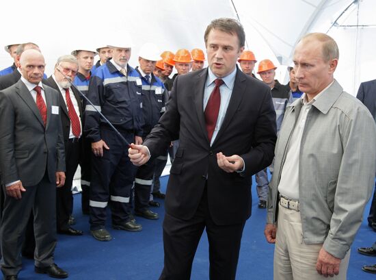 Vladimir Putin visits Gremyachinskoye potash salt deposit
