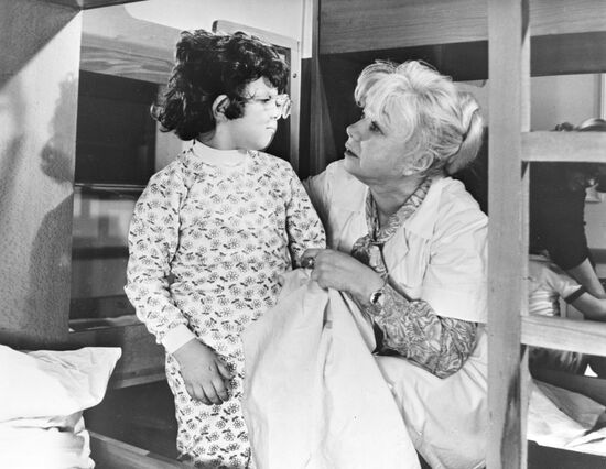 Shot from film "The Whiskered Nanny"