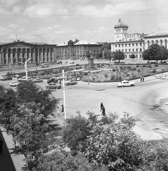 Lenin Square in Leninakan