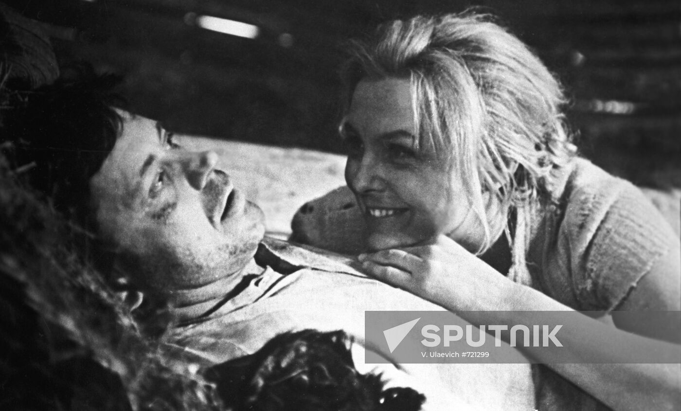 Donatas Banionis and Vija Artmane