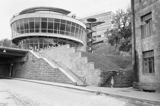 Lower station of Yerevan cable way