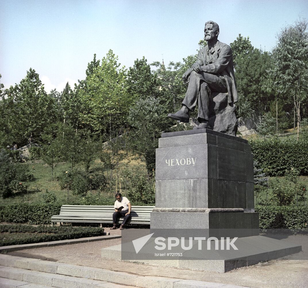 Monument to Chekhov in Yalta