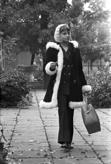 Soviet gymnast Olga Korbut