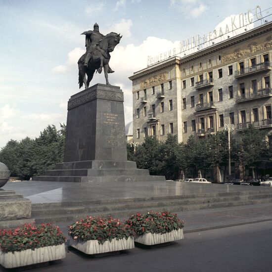Monument to Yury Dolgoruky in Moscow