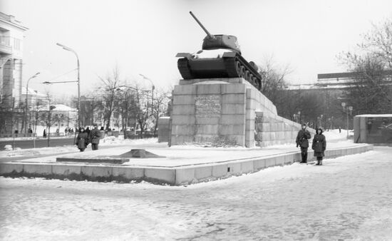 Monument to tankmen