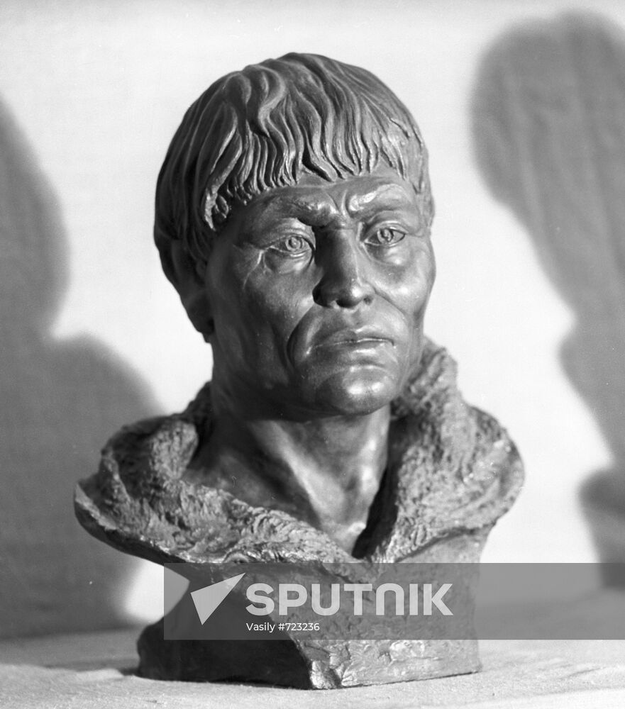 Sculptural portraits by anthropologist Mikhail Gerasimov