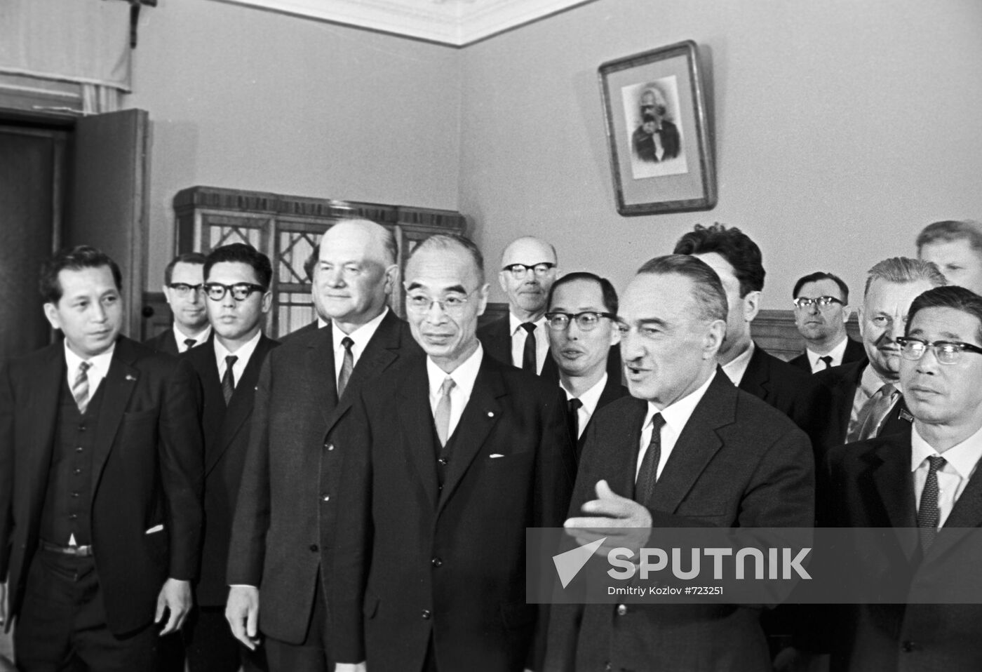 Japanese delagation's official visit to USSR