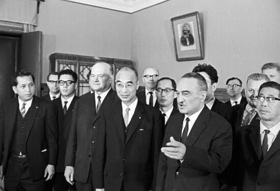Japanese delagation's official visit to USSR