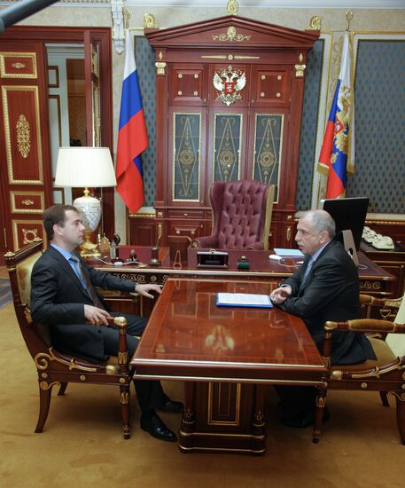 Dmitry Medvedev meets with Ilya Klebanov