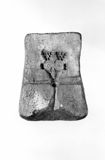 Plate with moulding