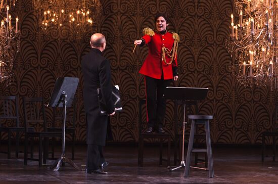 Pre-premiere run of A Masked Ball at Mikhailovksy Theater