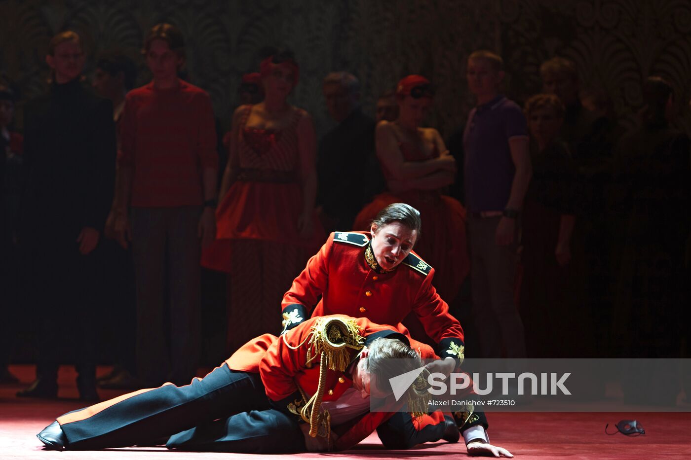 Pre-premiere run of A Masked Ball at Mikhailovksy Theater