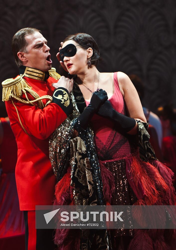 Pre-premiere run of A Masked Ball at Mikhailovksy Theater