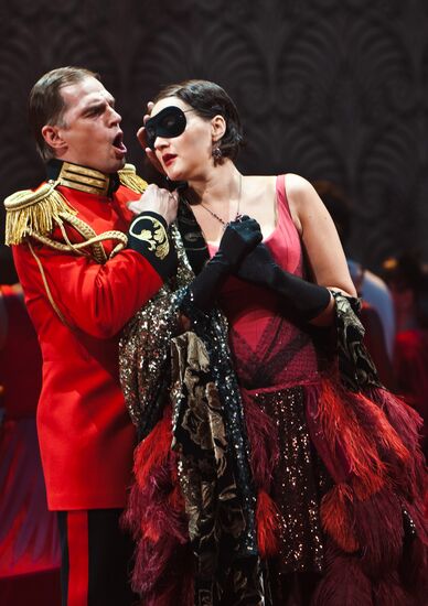 Pre-premiere run of A Masked Ball at Mikhailovksy Theater