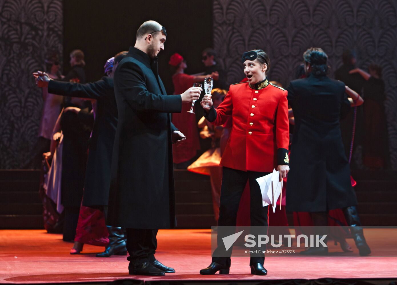 Pre-premiere run of A Masked Ball at Mikhailovksy Theater