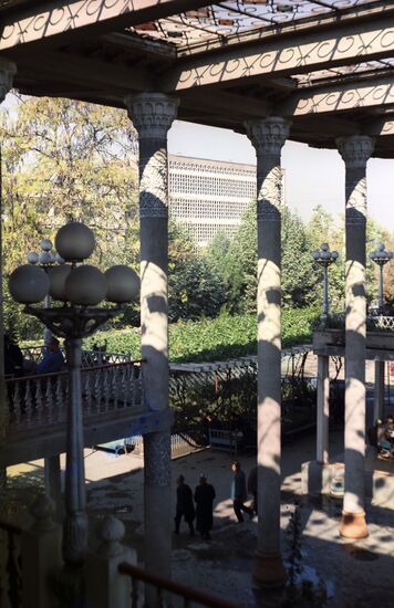 Tea house in Dushanbe