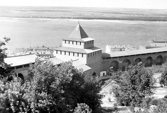 iew of Volga from Nizhny Novgorod Kremlin