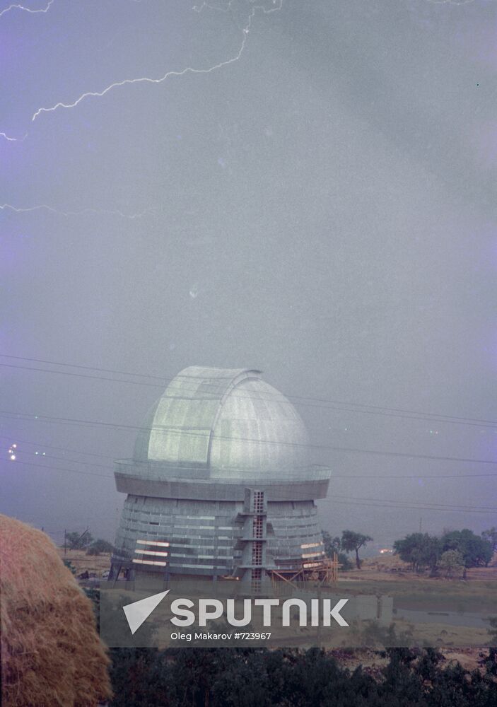 Dome of Byurakan Observatory telescope