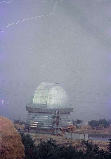 Dome of Byurakan Observatory telescope