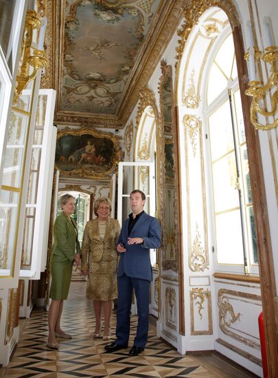 Dmitry Medvedev visits Pushkin