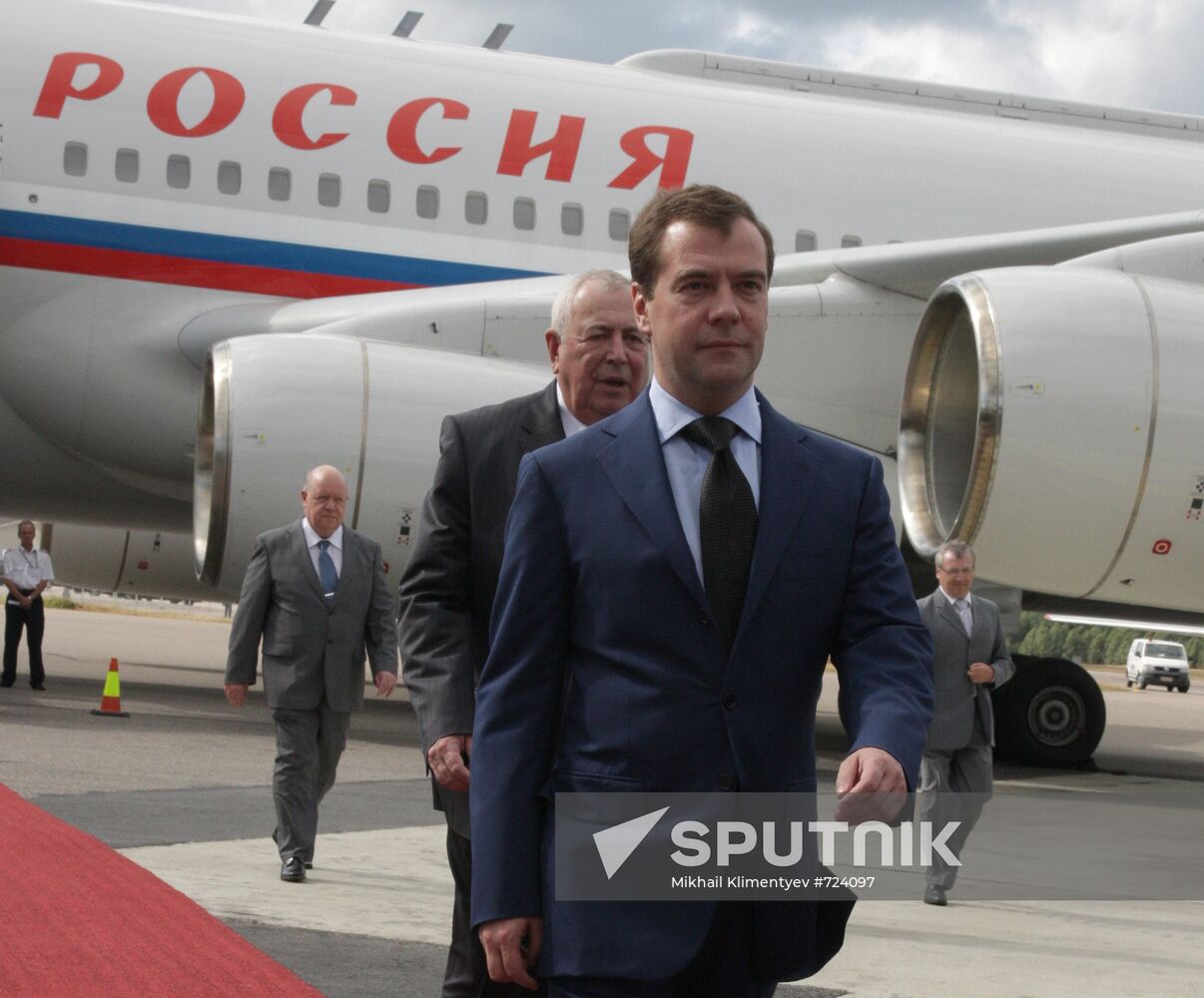 Dmitry Medvedev visits Finland